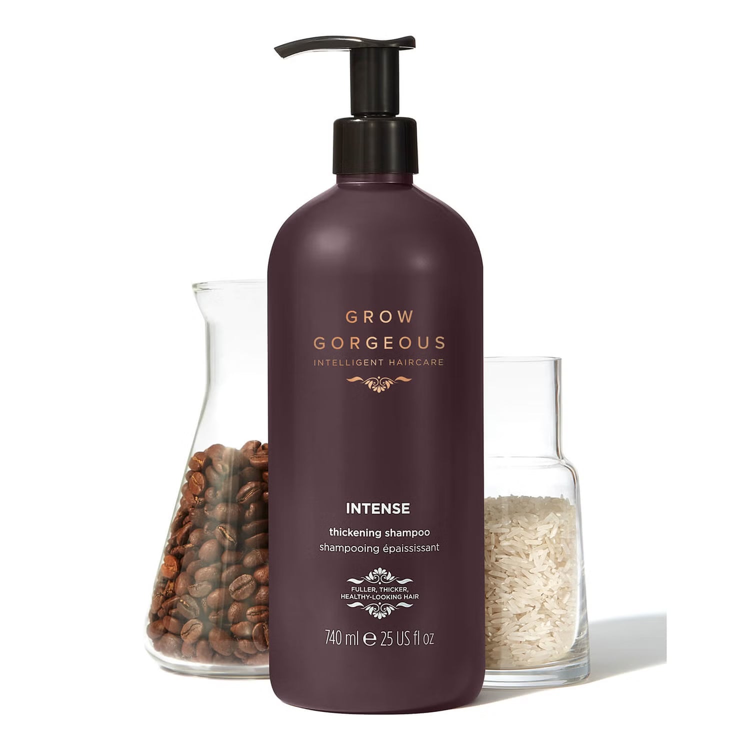 GROW GORGEOUS Intense Thickening Shampoo Supersize - Intensīvs šampūns matu biezumam, 740ml