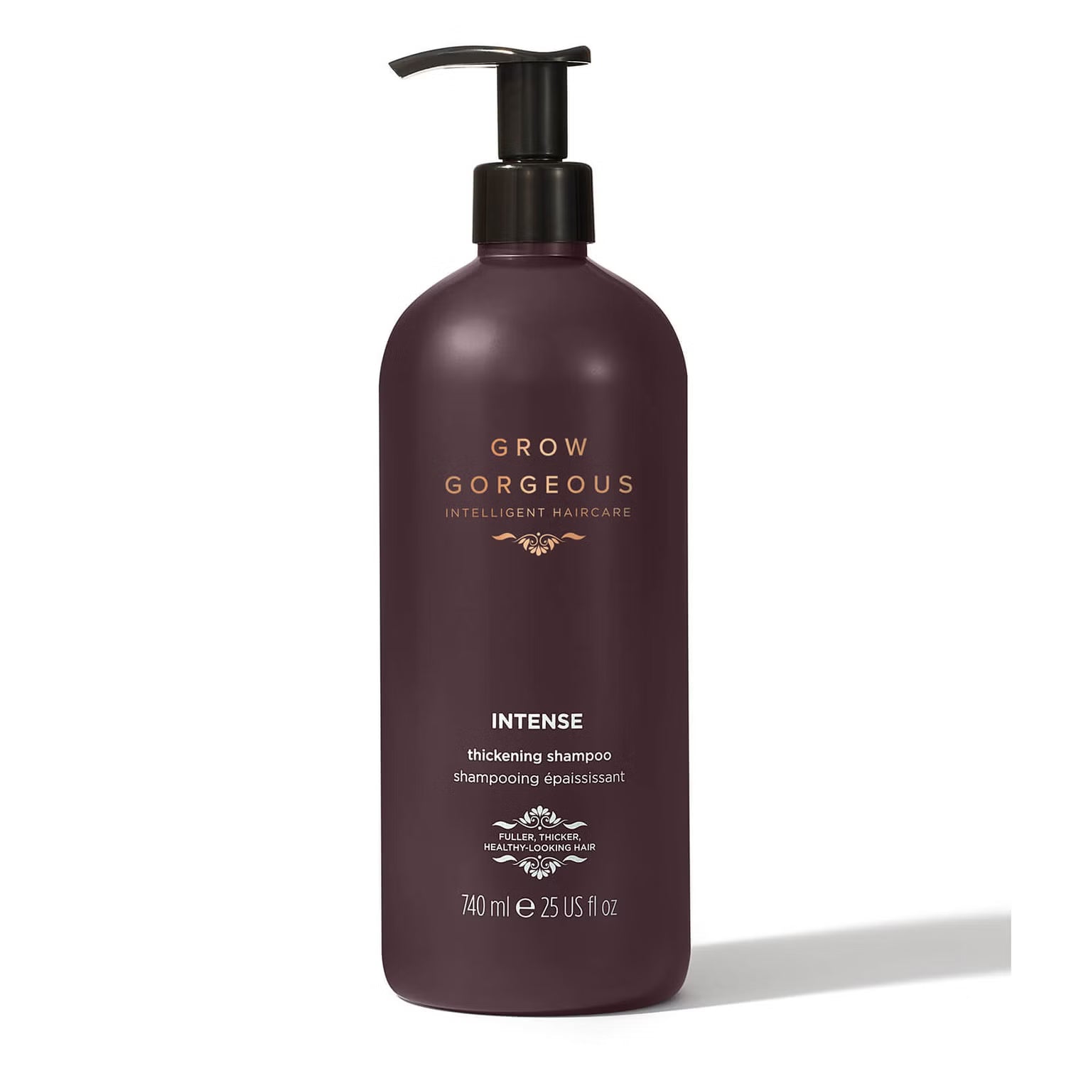 GROW GORGEOUS Intense Thickening Shampoo Supersize - Intensīvs šampūns matu biezumam, 740ml