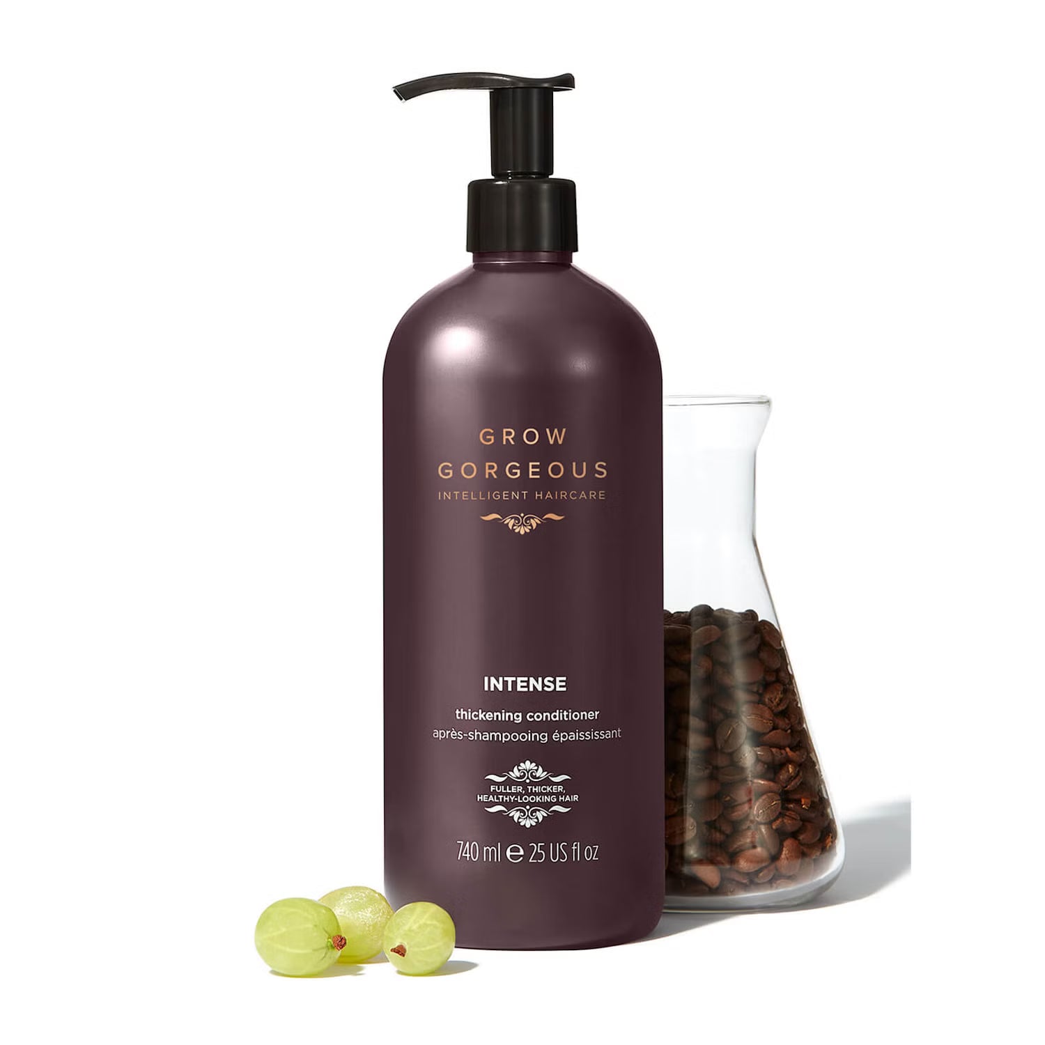 GROW GORGEOUS Intense Thickening Conditioner Supersize - Kondicionieris matu biezumam, 740ml