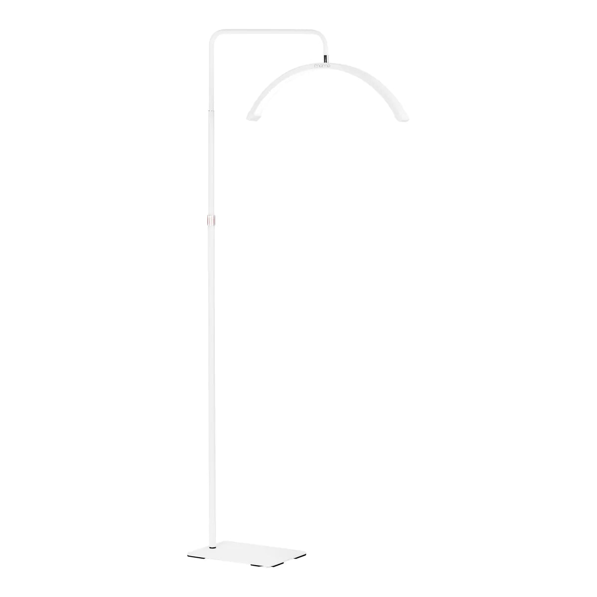 Skropstu un grima bezēnas LED lampa Momo Balta ar pamatni