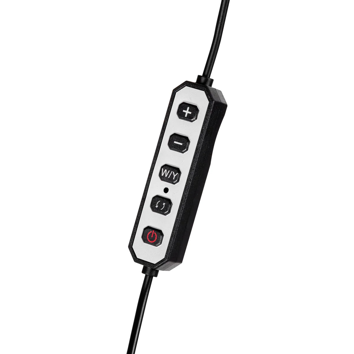 Skropstu un grima bezēnas LED lampa Momo Balta ar pamatni