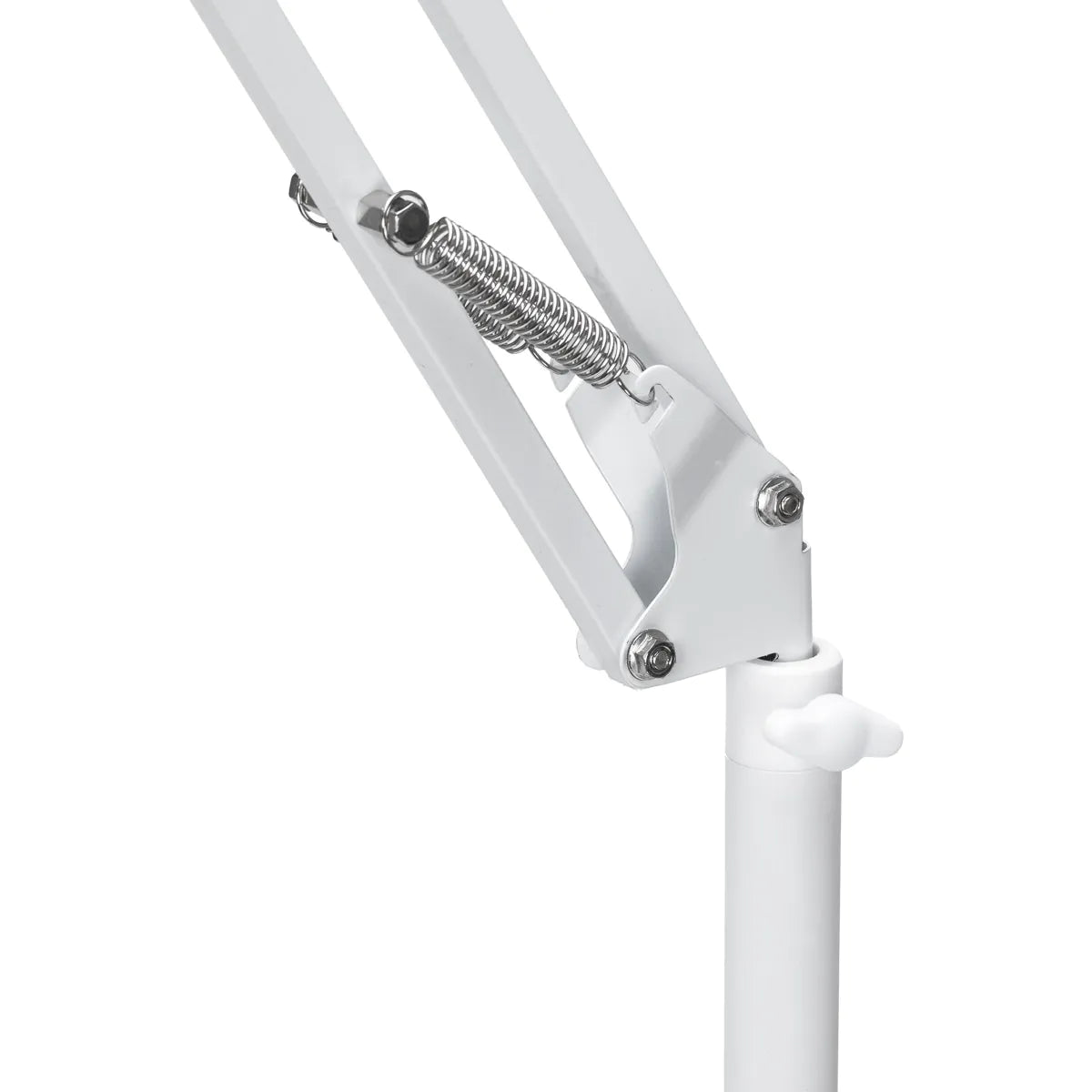 Pediküre-Lampe GLOW 112 UV/LED mit Stativ und Metallsockel, weiß
