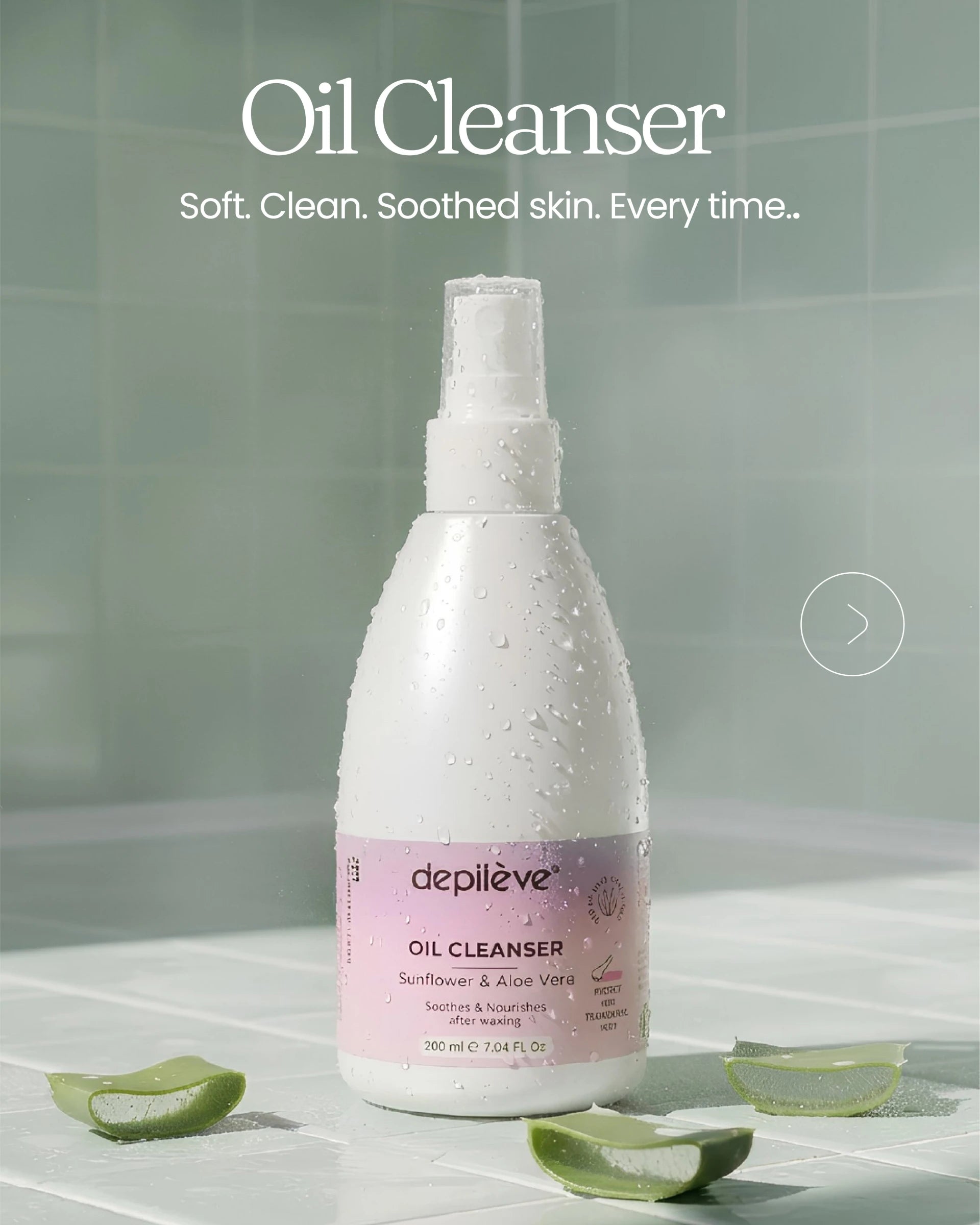 Depileve Pēc-vaksācijas Eļļas tīrītājs 200 ml