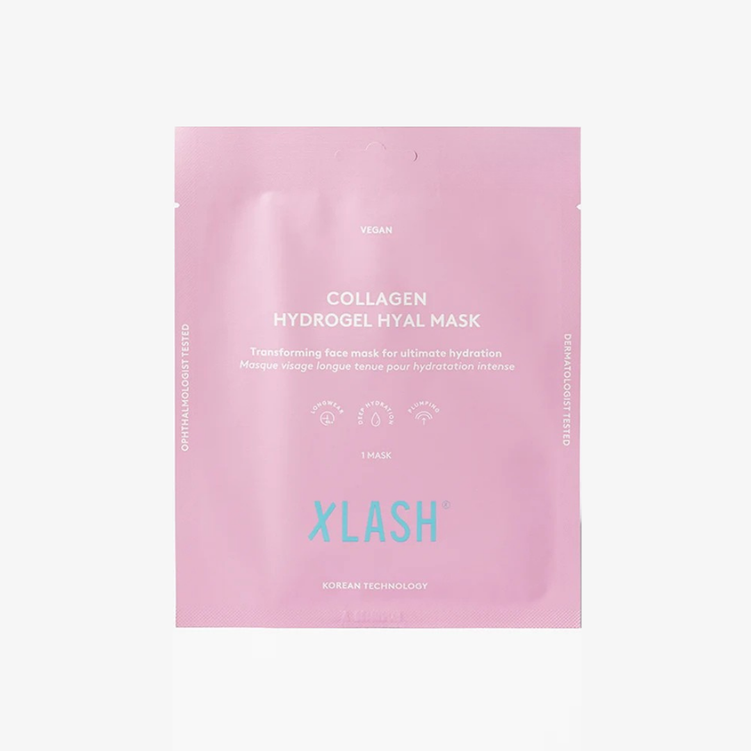 XLASH Collagen Hydrogel Hyal Mask – Kollagen-Hydrogel-Hyaluronsäure-Maske, 1 gb