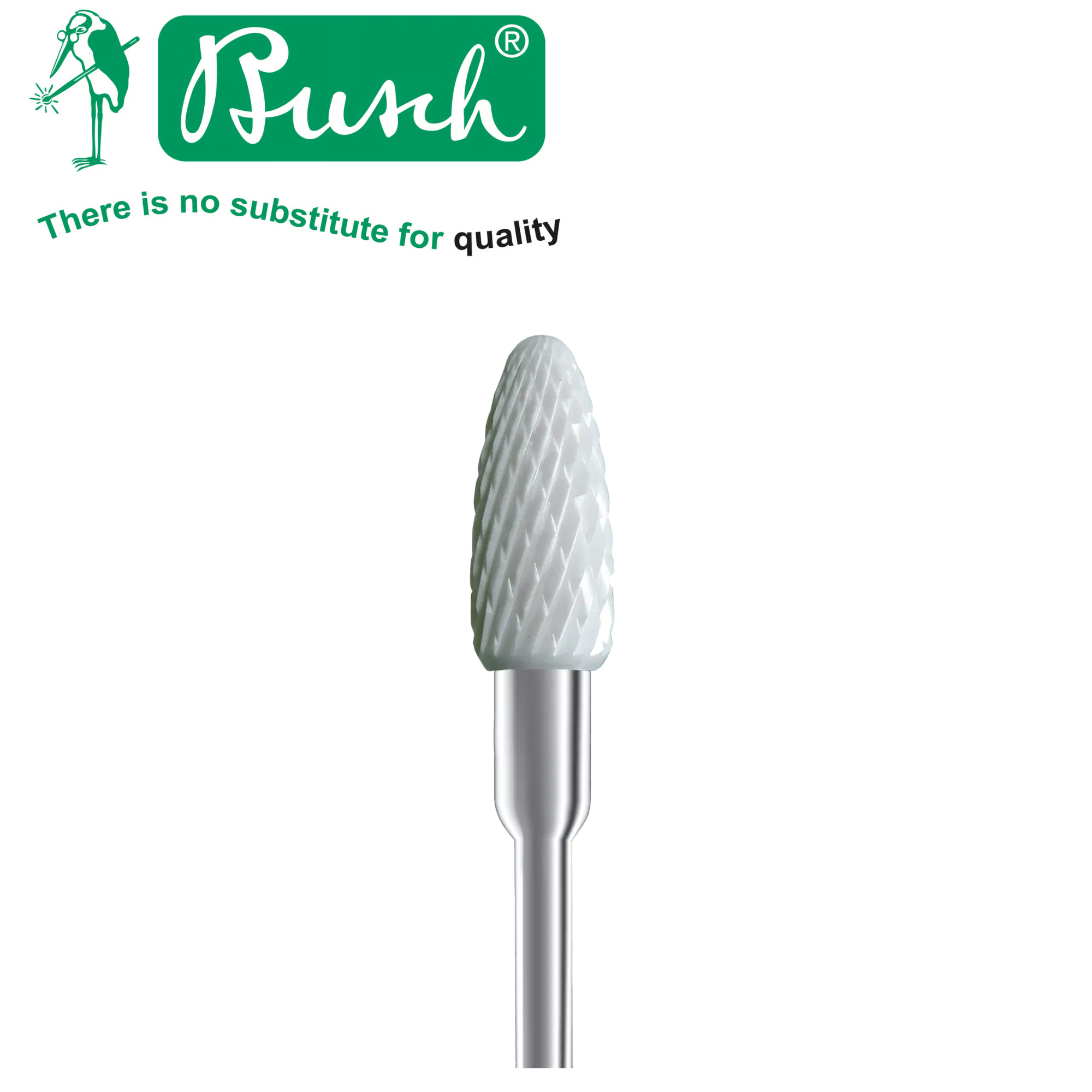 BUSCH Keramik-Nagelfräse, Knospenform, Medium X Cut, Ø 6,0 mm (2704501)