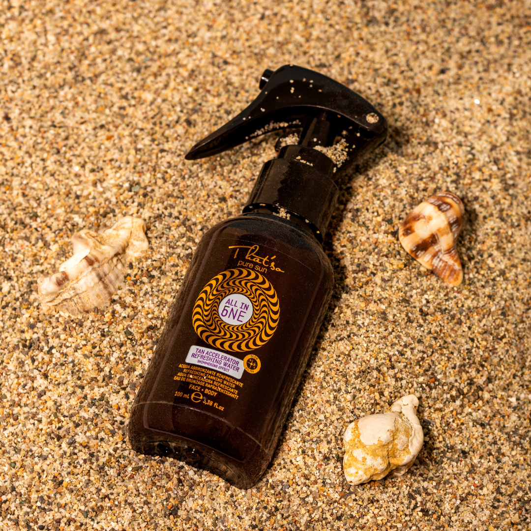 THAT'SO Bräunungsbeschleuniger - erfrischendes Wasser mit Glitzer, 100ml