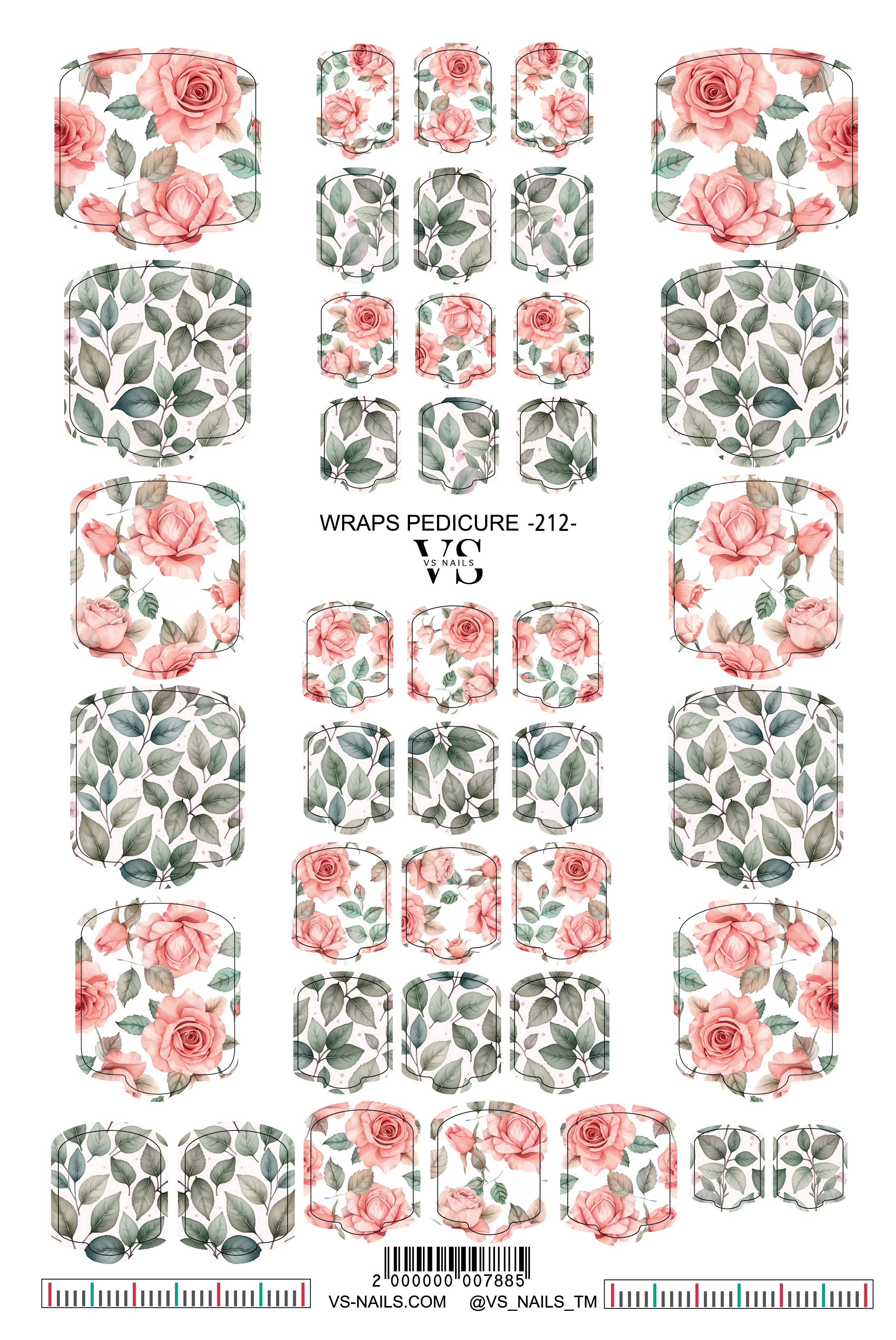 VS NAILS Pediküre-Wickel Nr. 212