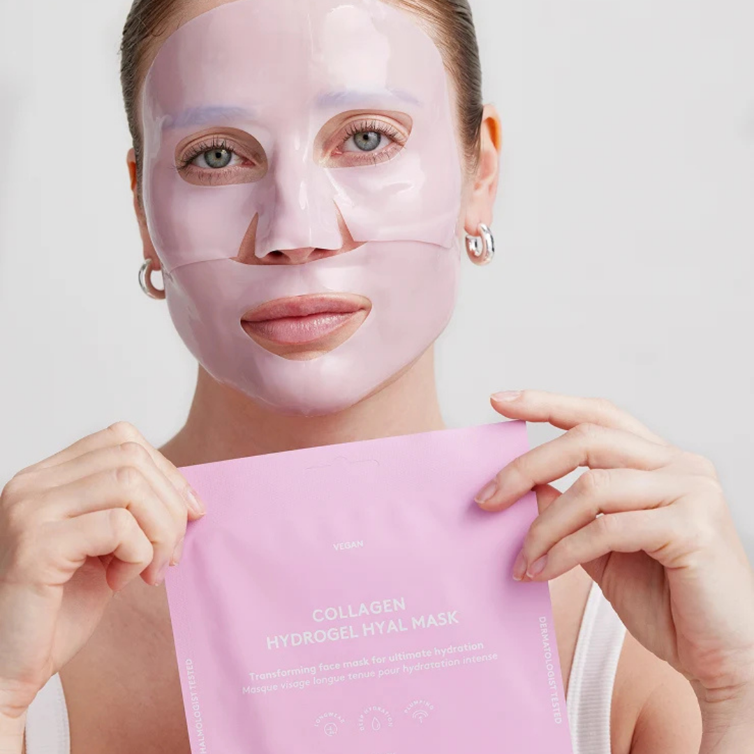 XLASH Collagen Hydrogel Hyal Mask – Kollagen-Hydrogel-Hyaluronsäure-Maske, 1 gb
