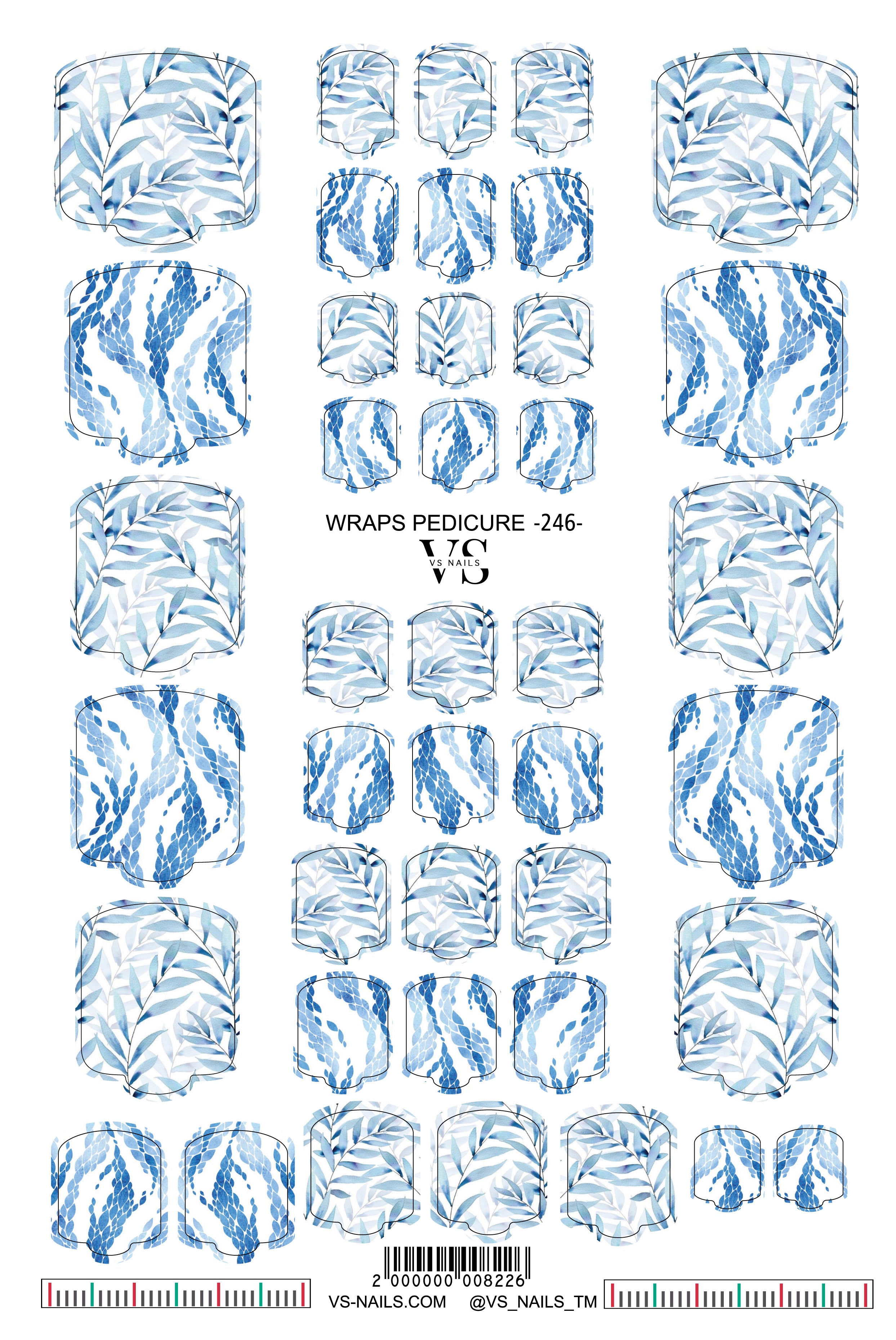 VS NAILS Pediküre-Wickel Nr. 246