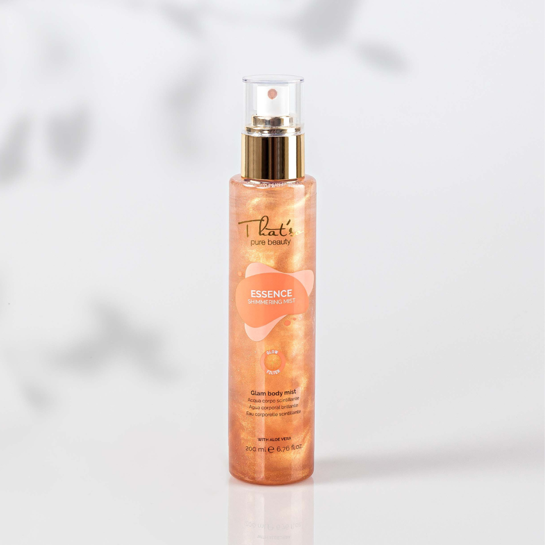 THAT'SO Essence - Shimmering Body Mist Mirdzošs sprejs ķermenim, 200ml