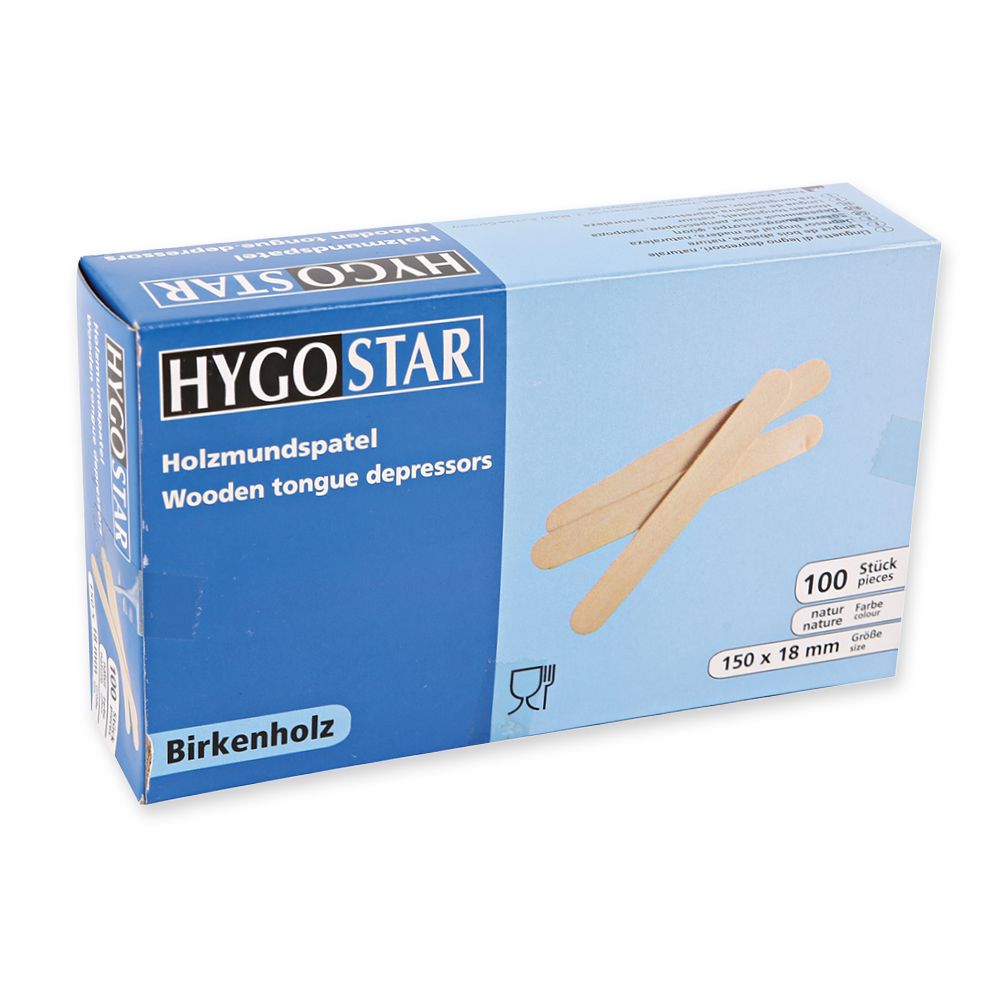 Koka špāteles ECO FRIENDLY kastē 100gab.