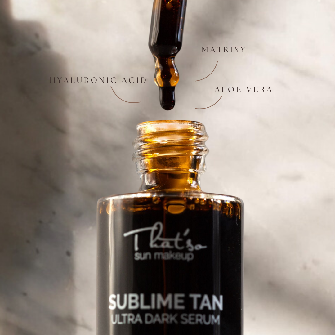THAT'SO Sublime Tan Drops Ultra Dark Pašiedeguma serums, 30ml