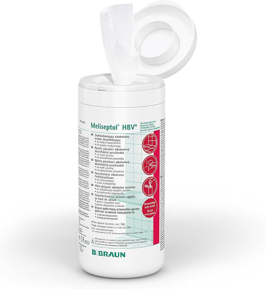 Meliseptol Oberflächendesinfektionstücher HBV 100 Stk.