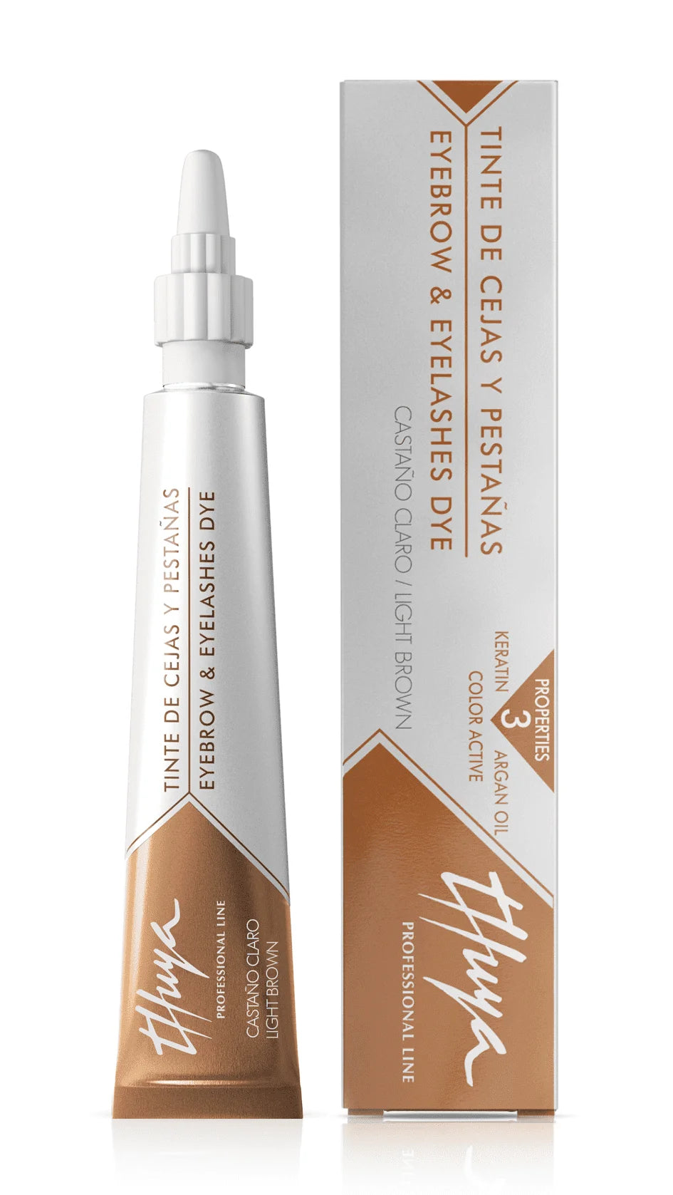 THUYA Augenbrauen- und Wimpernfarbe LIGHT BROWN 14 ml