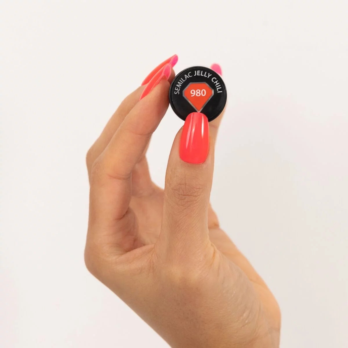 980 Semilac UV-Gel-Lack Jelly Chili 7 ml