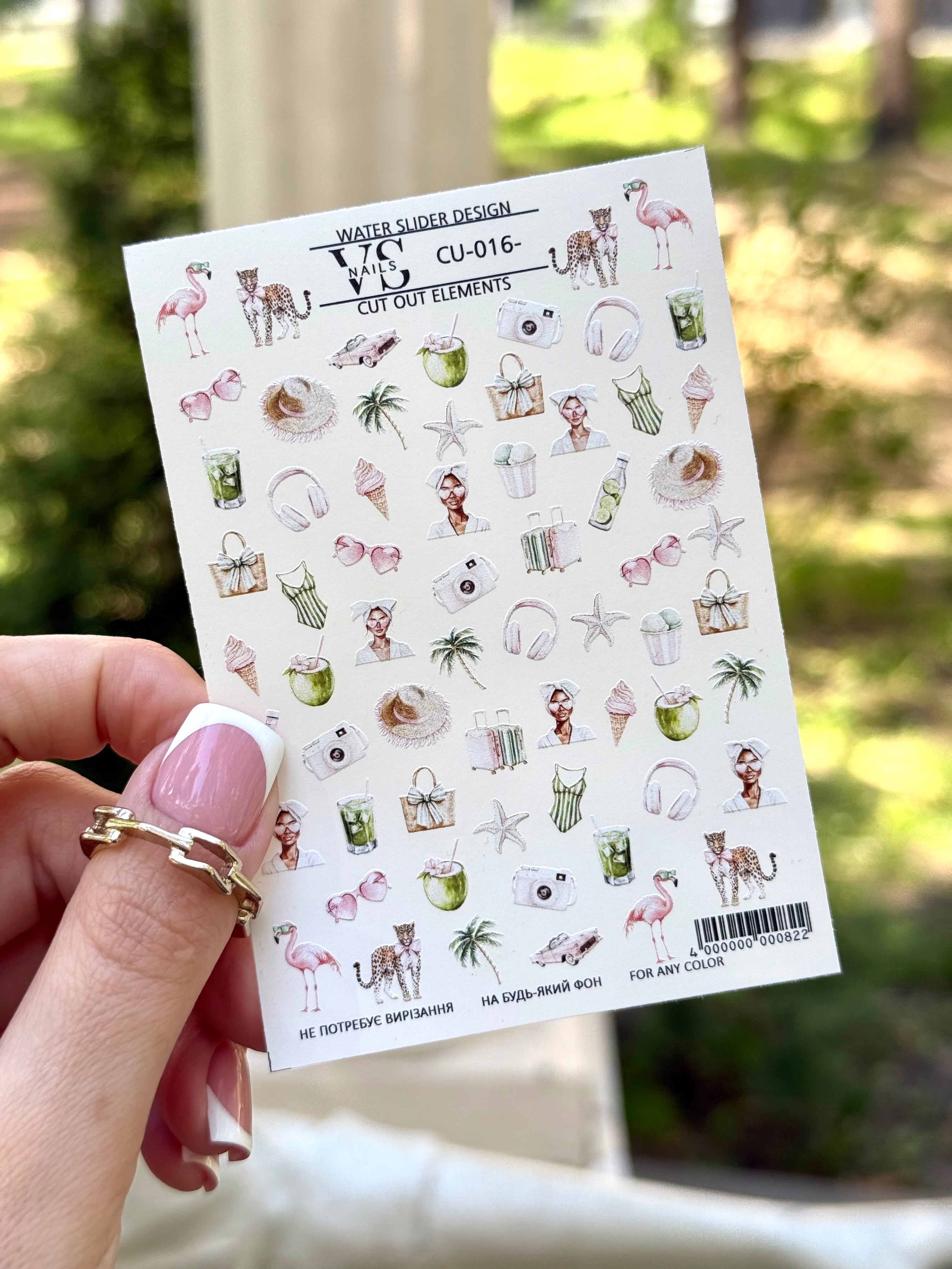 VS NAILS Sliders CU 016