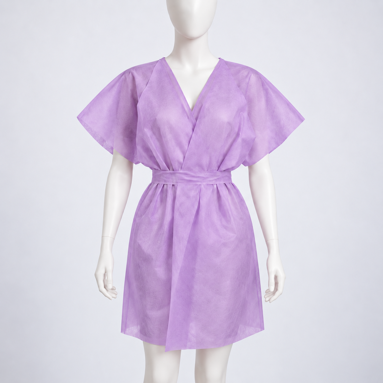 PW Kimono aus Vliesstoff, 5er-Pack, violett