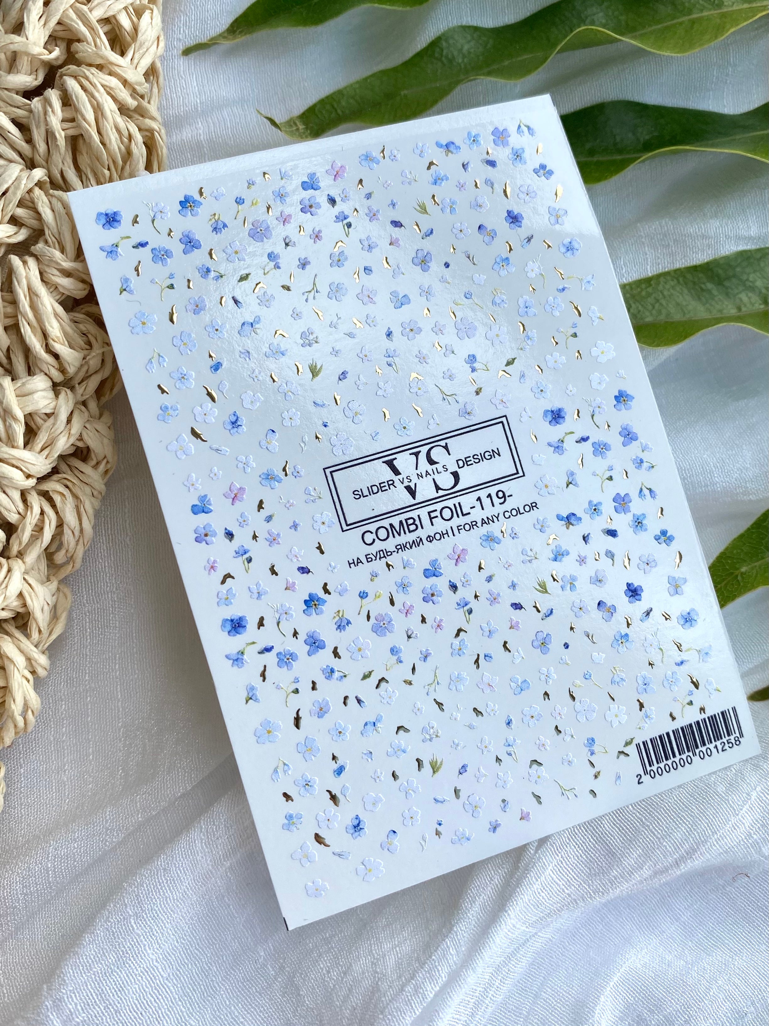 VS NAILS Sliders Combi Folie Nr.119