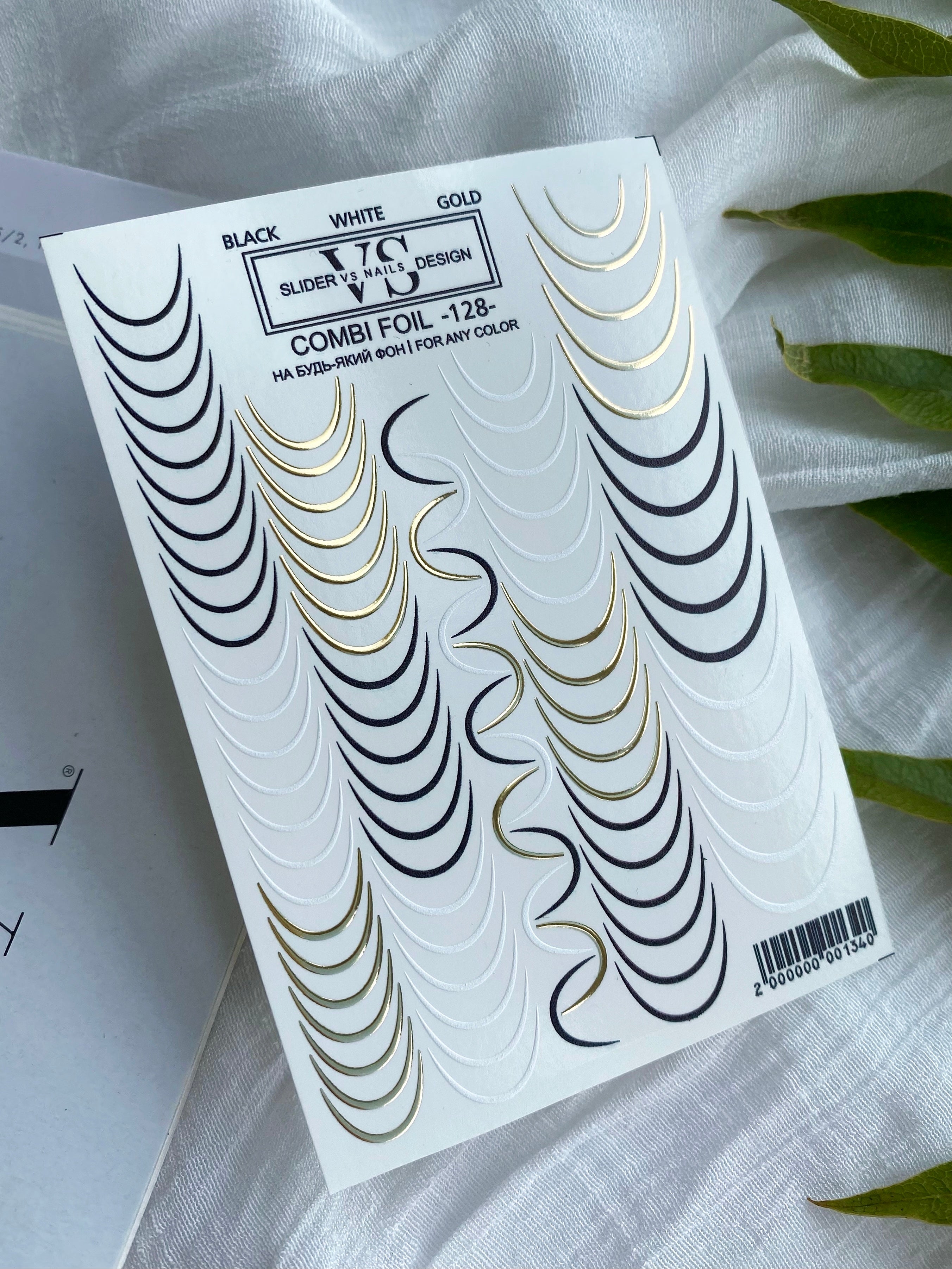 VS NAILS Sliders Combi Folie Nr.128
