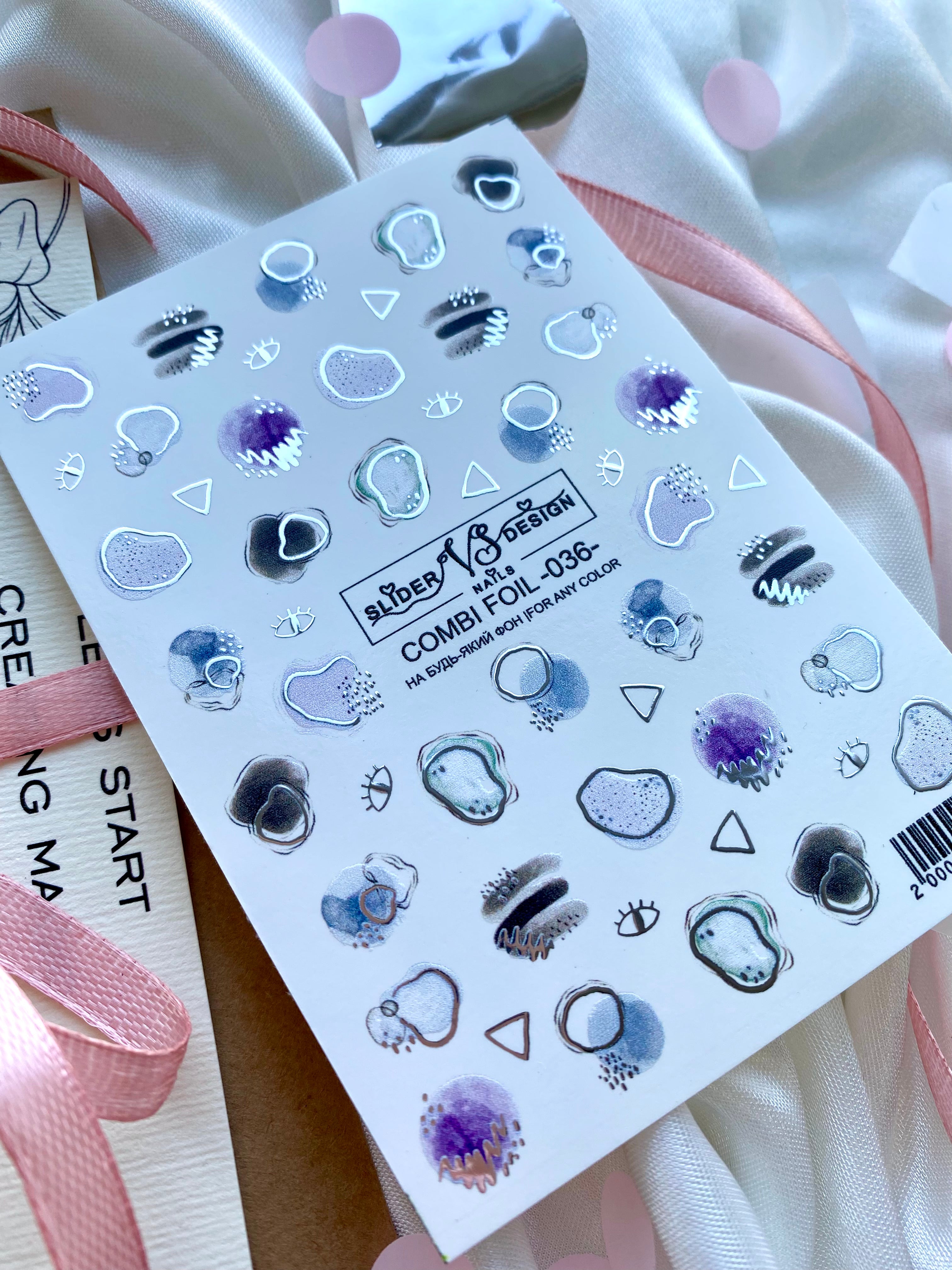VS NAILS Sliders Combi Folie Nr.36