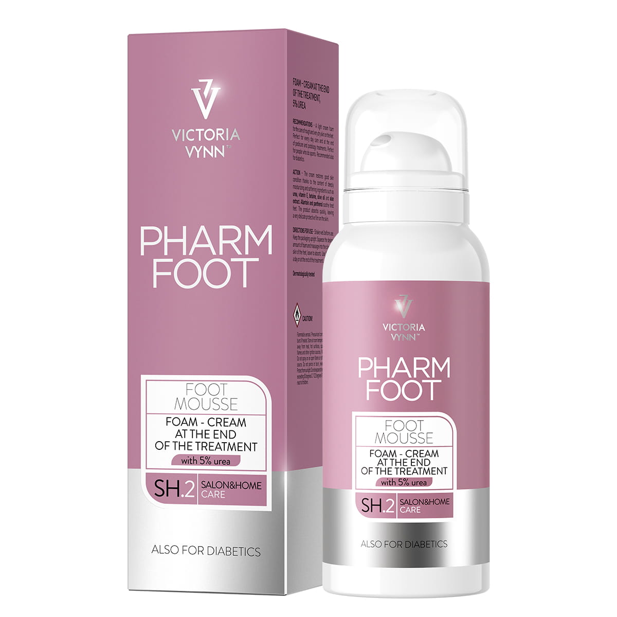 PHARM FOOT Putas-krēms ar 5% UREA, FOOT MOUSSE 105ml