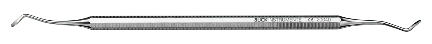 RUCK® INSTRUMENTE beidseitiger Nagelheber/Kirette, 17 cm (2004001)