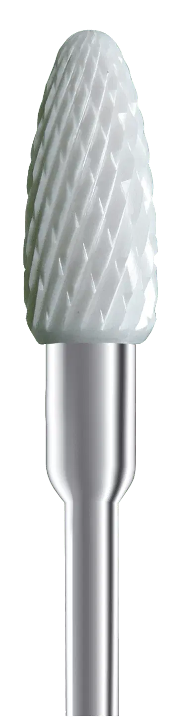 RUCK® BUSCH Keramik-Nagelfräse, Knospenform, Medium X Cut, Ø 6,0 mm (2704501)