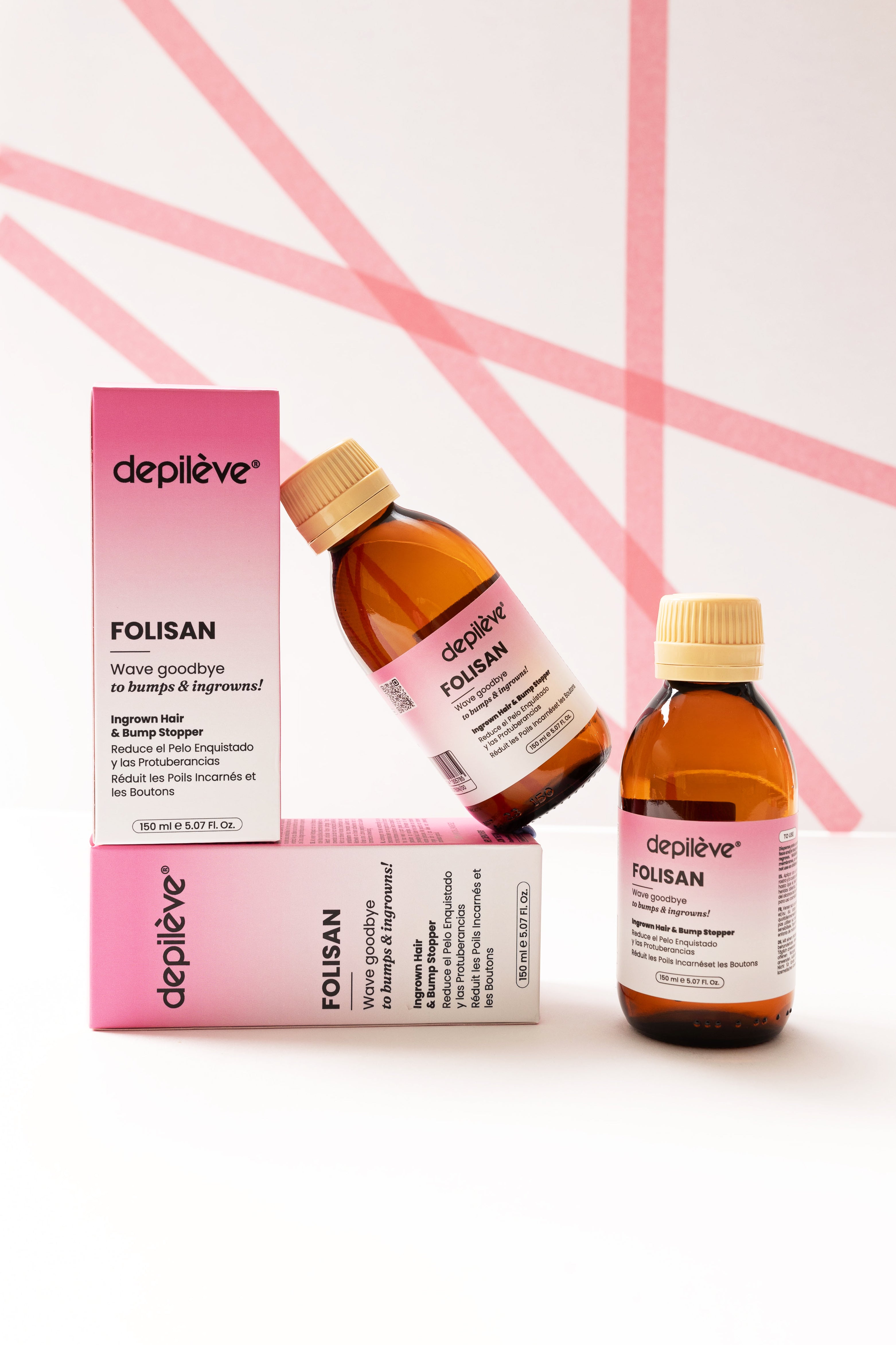 Depileve FOLISAN ieaugšanas un iekaisumu novēršanai līdzeklis 150 ml