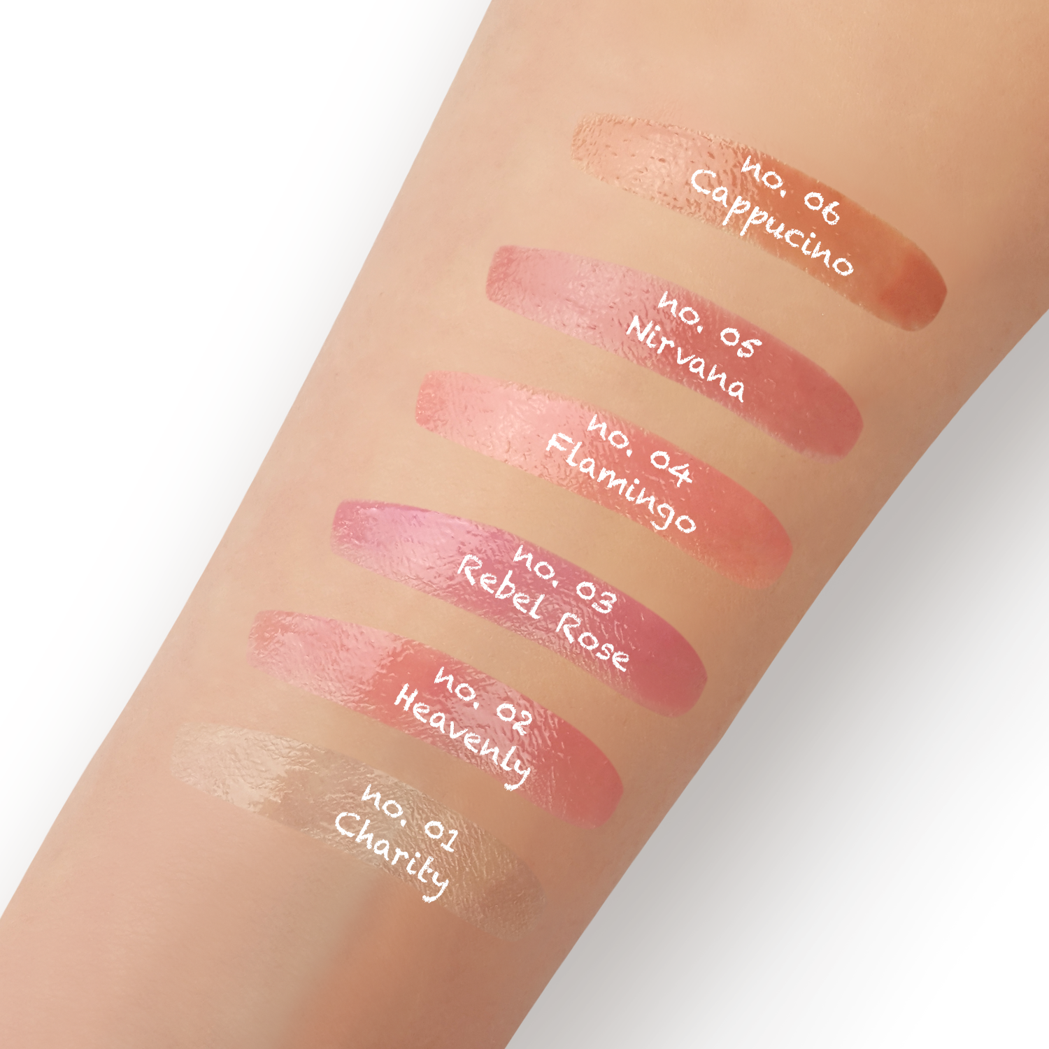 MOYRA GenZ Let it glow lipgloss 06 Cappuccino lūpu spīdums