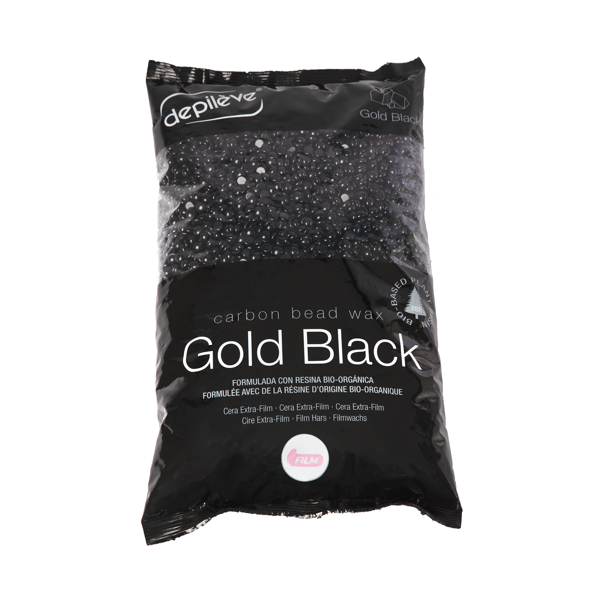 Depileve GOLD BLACK CARBON Plēves vasks granulās 1 kg