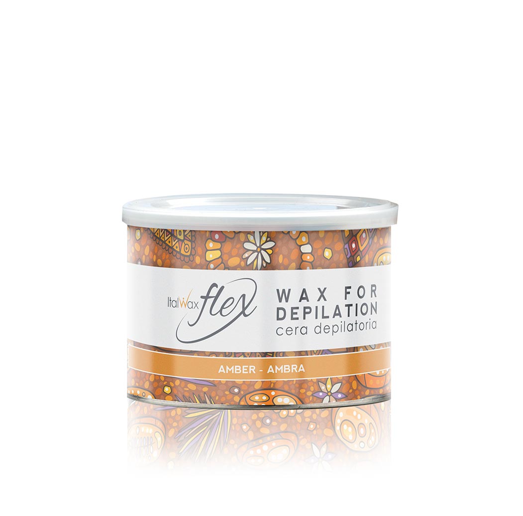 ItalWax FLEX Weiches Wachs in Dose - BERNSTEIN 400 ml