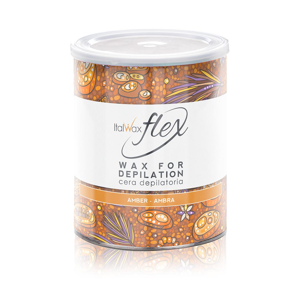 ItalWax FLEX Weiches Wachs in Dose - BERNSTEIN 800 ml