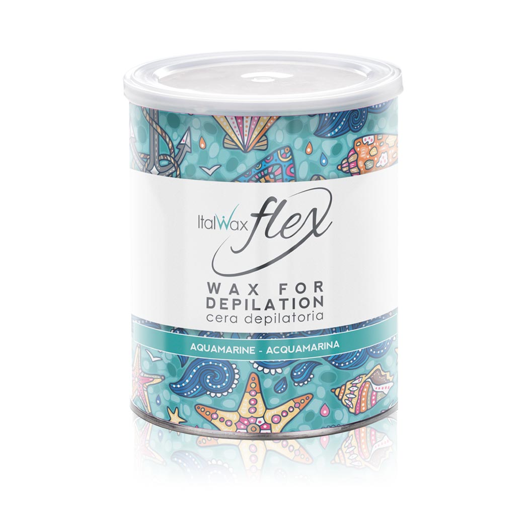 ItalWax FLEX Weiches Wachs im Topf - AQUAMARINE 800 ml