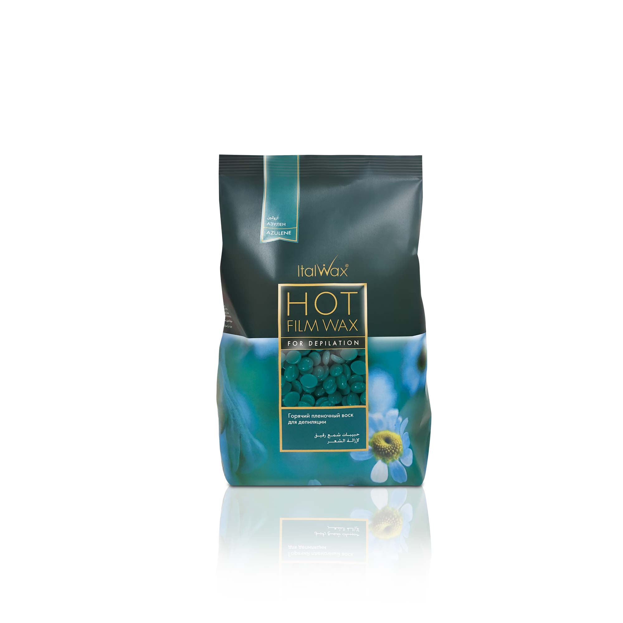 ItalWax HOT Film WAX Heißwachsstreifen - AZULENE 500 g