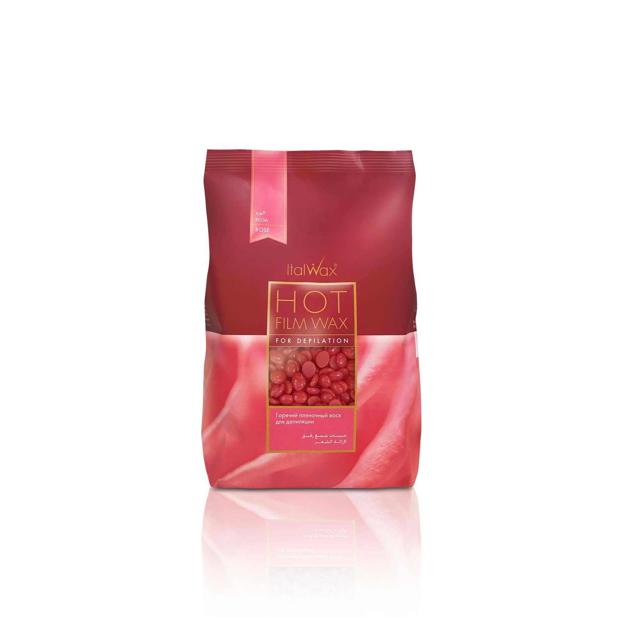 ItalWax HOT Film WAX Heißwachsstreifen - ROSE 500 g