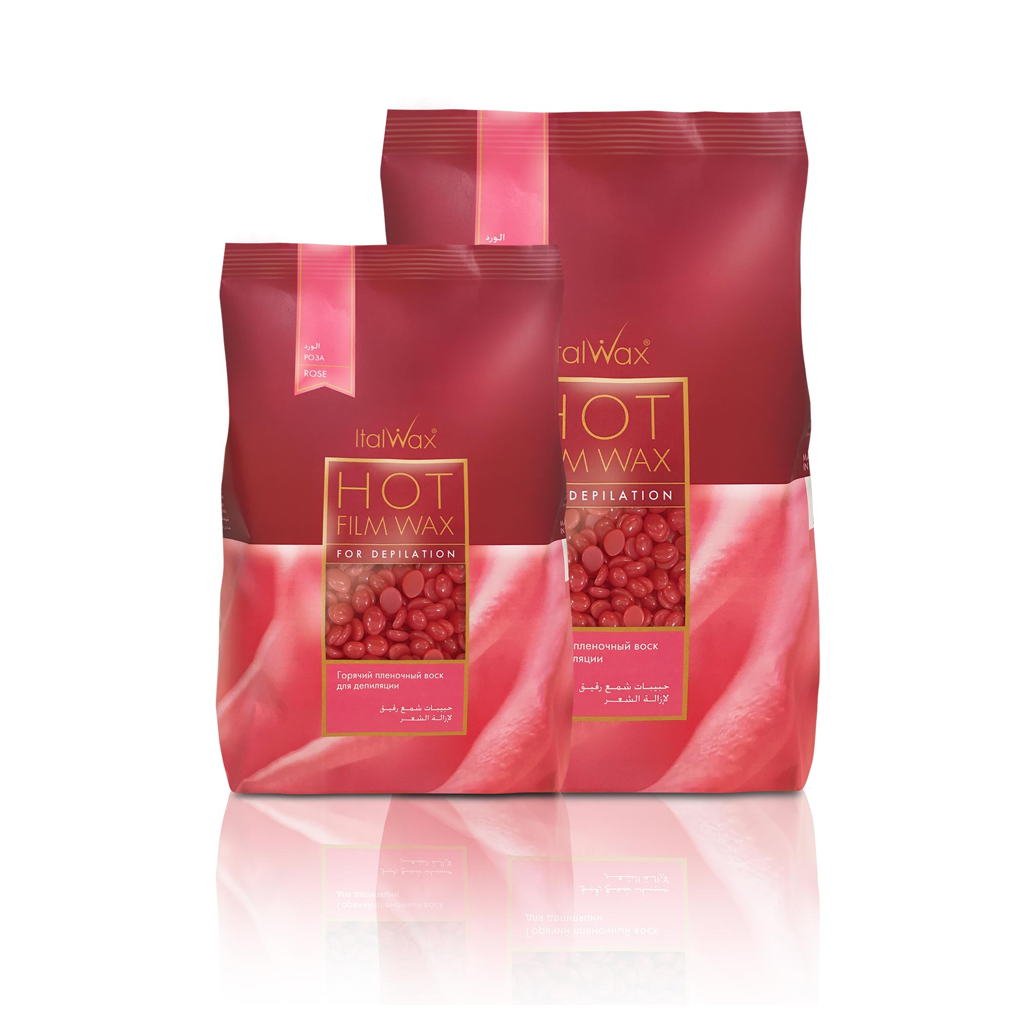 ItalWax HOT Film WAX Heißfilmwachs - ROSE 1 kg