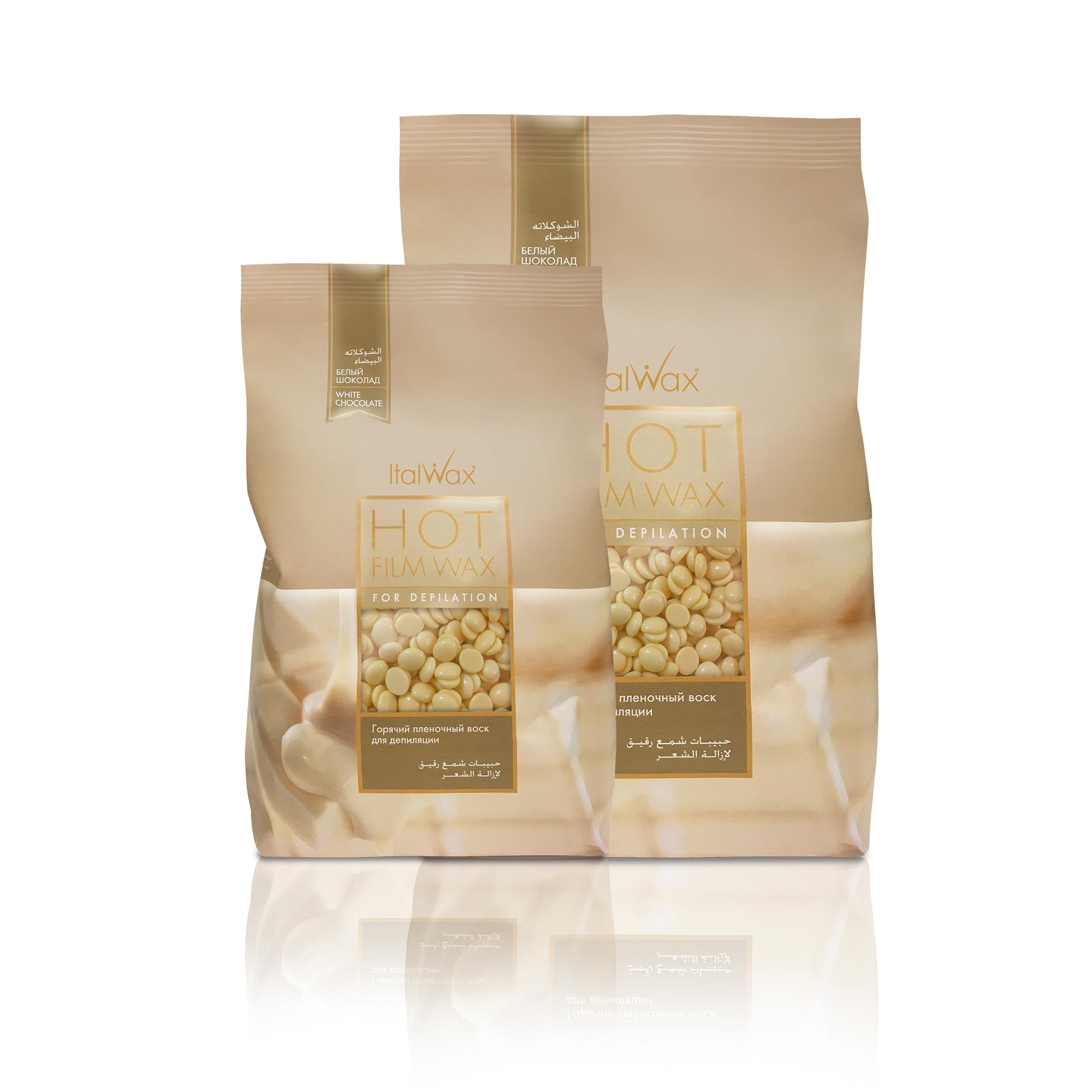 ItalWax HOT Film WAX Heißfilmwachs - WHITE CHOCOLATE 1 kg