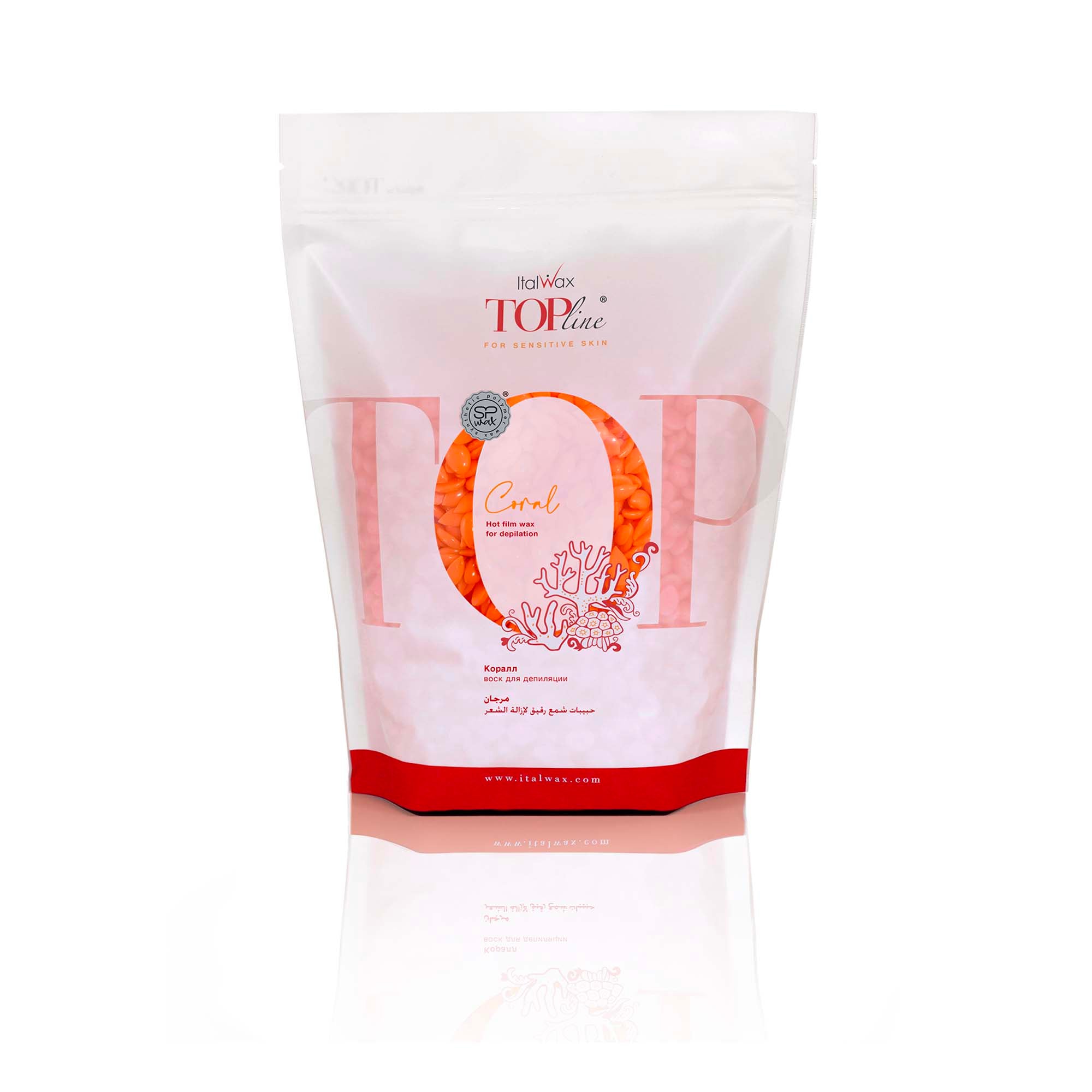 ItalWax TOPline Heißfilmwachs Granulat - CORAL 750 g