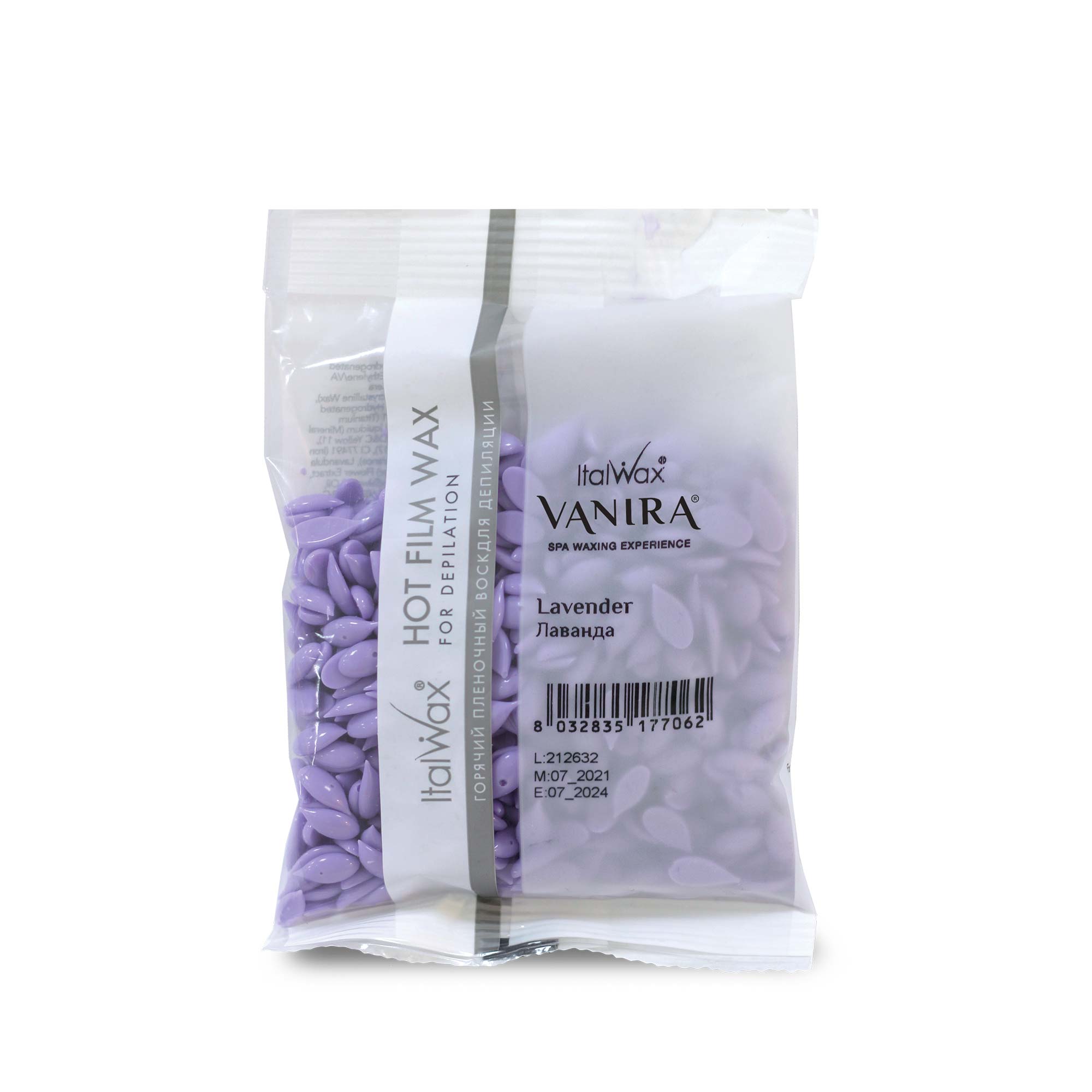 ItalWax VANIRA Filmwachs, LAVENDER (Lavendel) 100 g