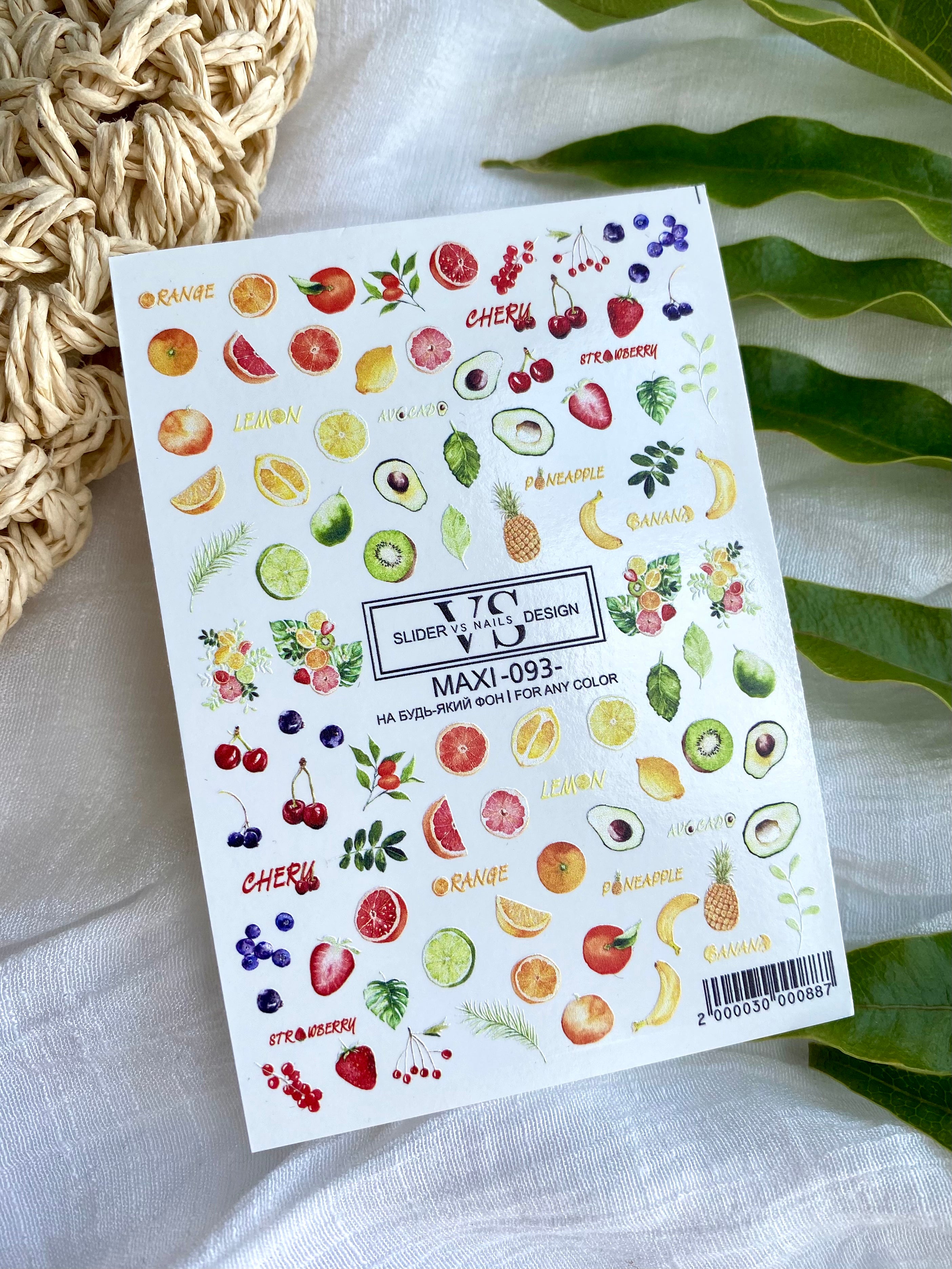 VS NAILS Sliders Maxi Nr.93