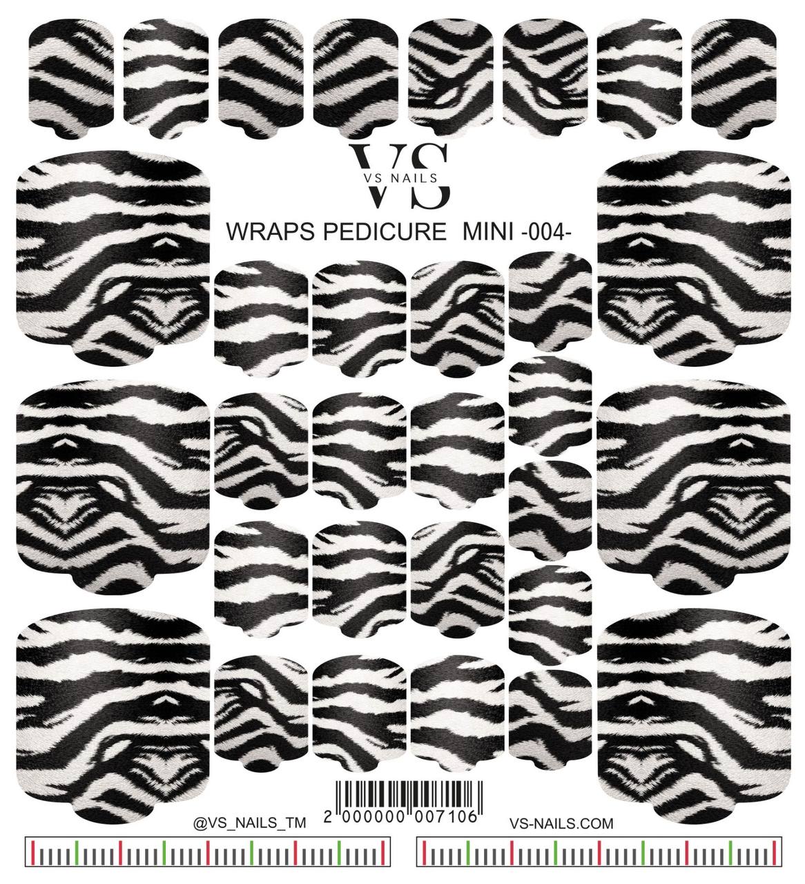 VS NAILS Pediküre Miniwraps Nr.4