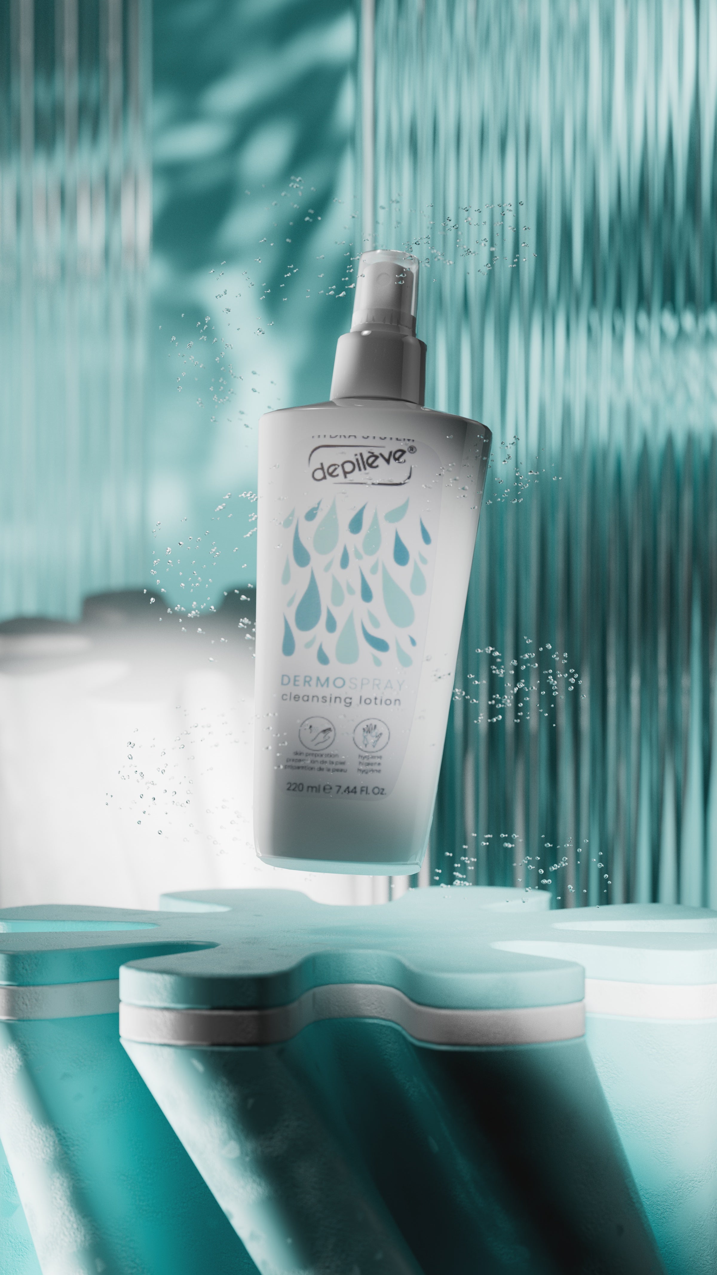 Depileve DERMO SPRAY Antiseptisches Reinigungsspray 220 ml