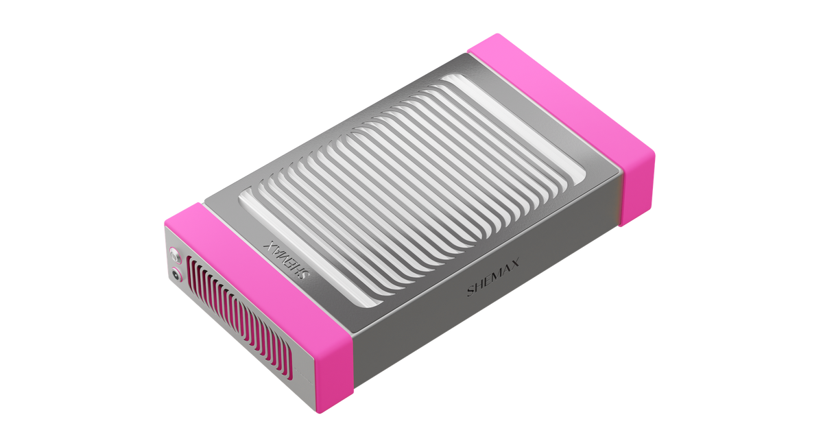 SheMax Style PRO Rosa – Professioneller Staubauffänger für die Maniküre