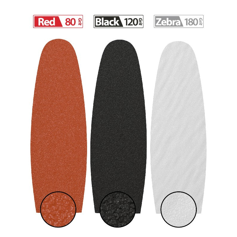 Ausverkauf ABRASIVE SILIKONAUFKLEBER 120 Grit/60 Stk.