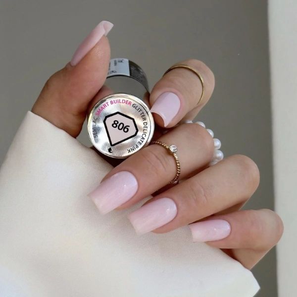 806 Semilac Smart Builder 8in1 Glitter Delicate Pink 7 ml
