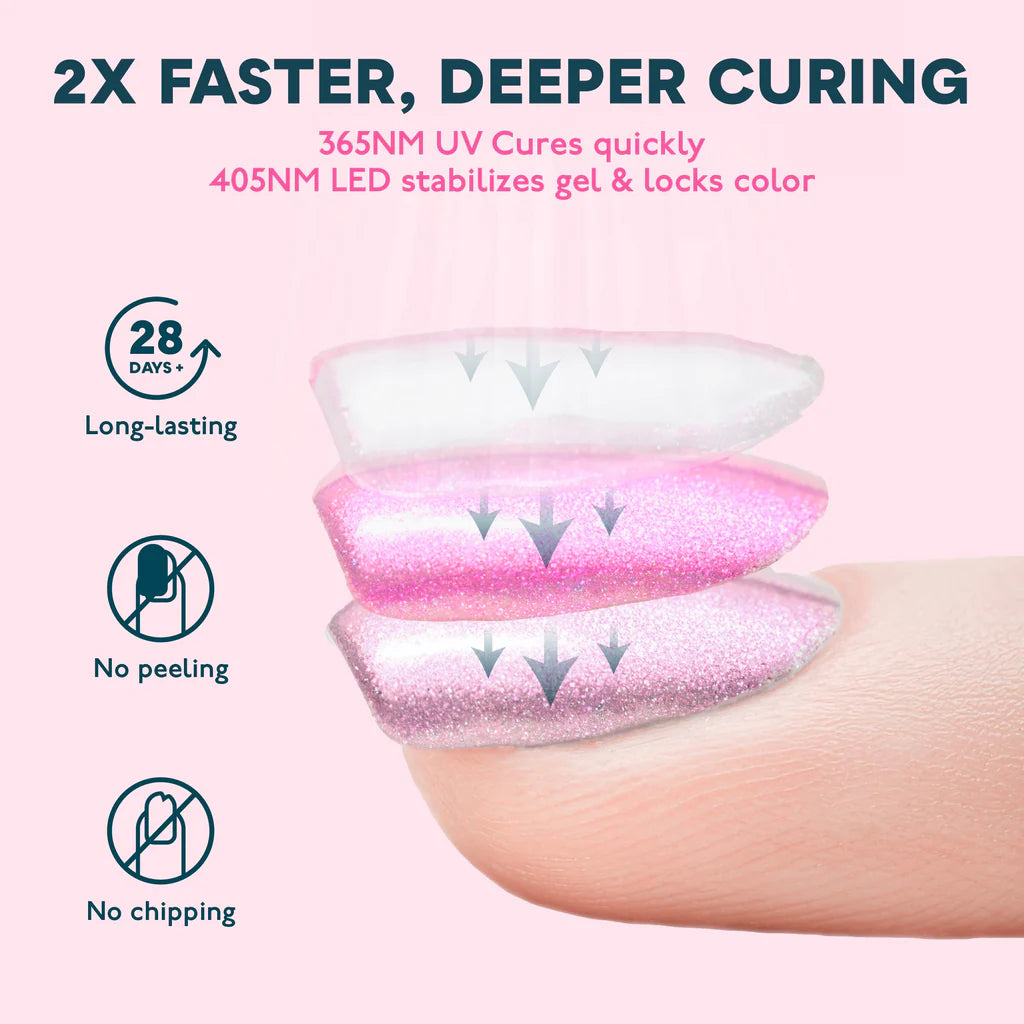 SUN4S Rosa UV/LED Tischlampe mit Smart 2.0 Funktion