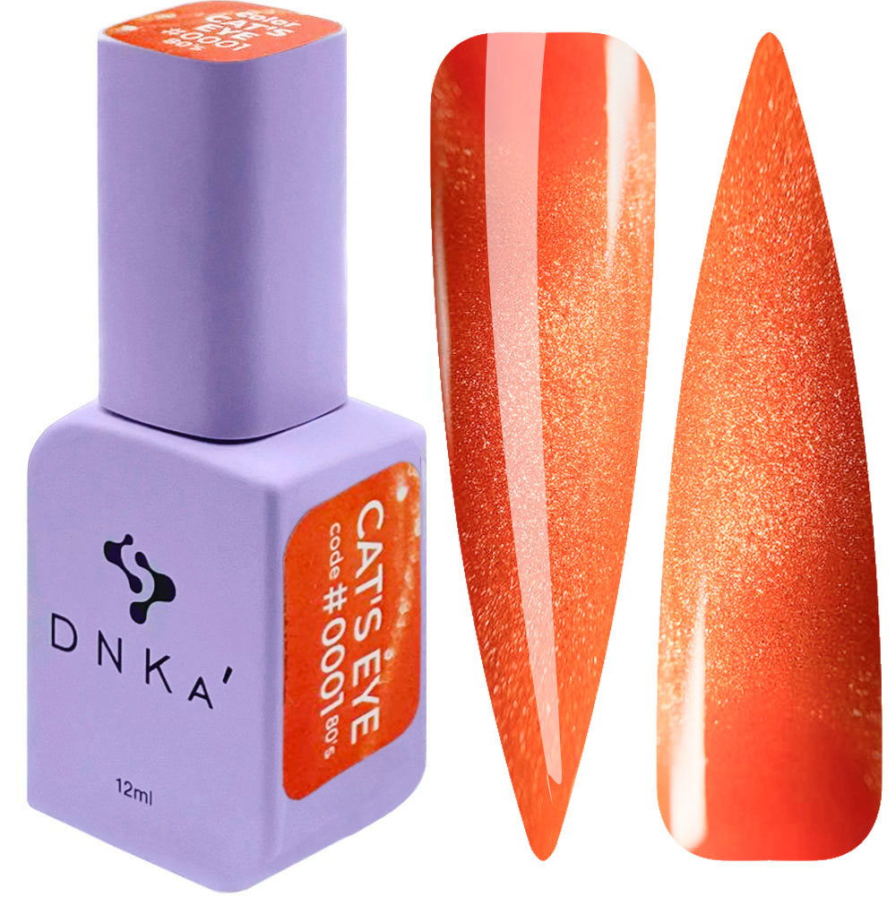0001 Color Gel Polish DNKa' 80's Cat Eye Kollektion