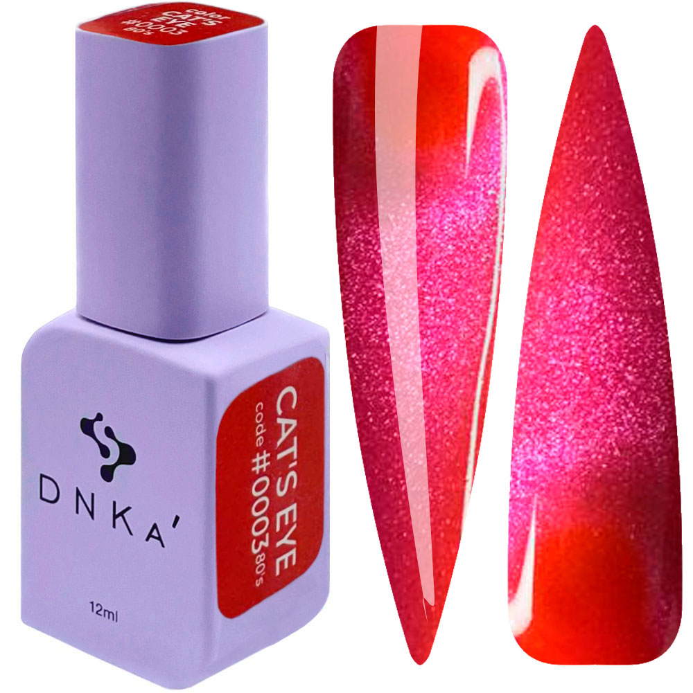 0003 Color Gel Polish DNKa' 80's Cat Eye Kollektion