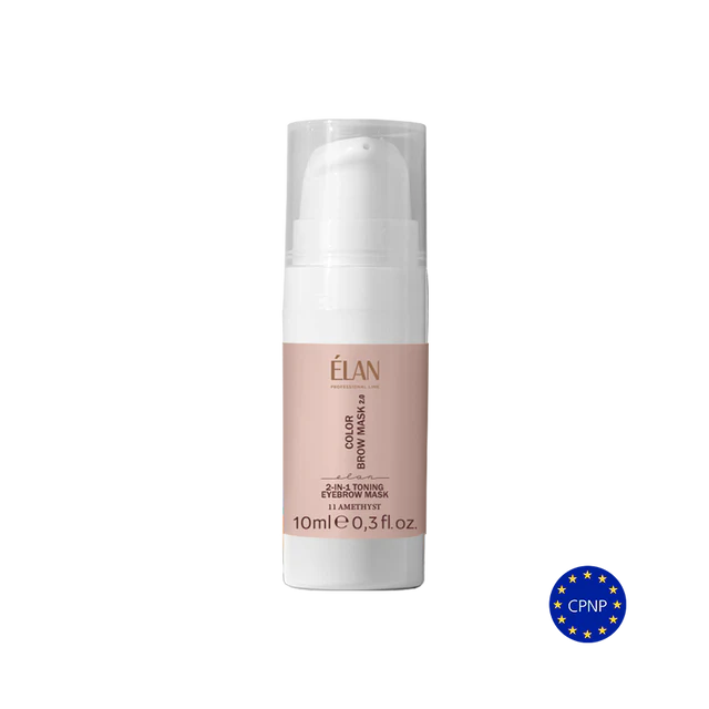 ELAN Tönende Augenbrauenmaske, Color Brow Mask 2in1 Amethyst, 10 ml
