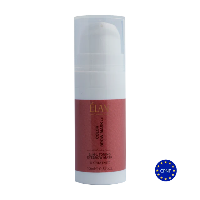 ELAN Tonējoša uzacu maska, Color Brow Mask 2in1 Chestnut, 10 ml